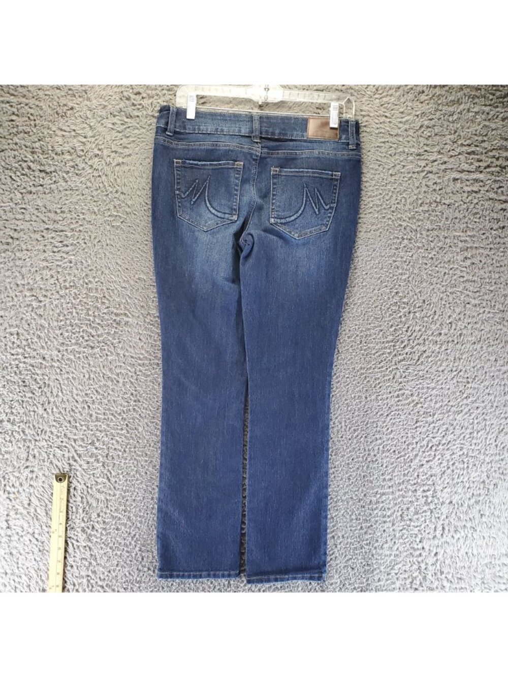 Maurices Jeans Womens Size 5/6 Short Blue Straight Dark Wash Classic Design - Picture 12 of 13